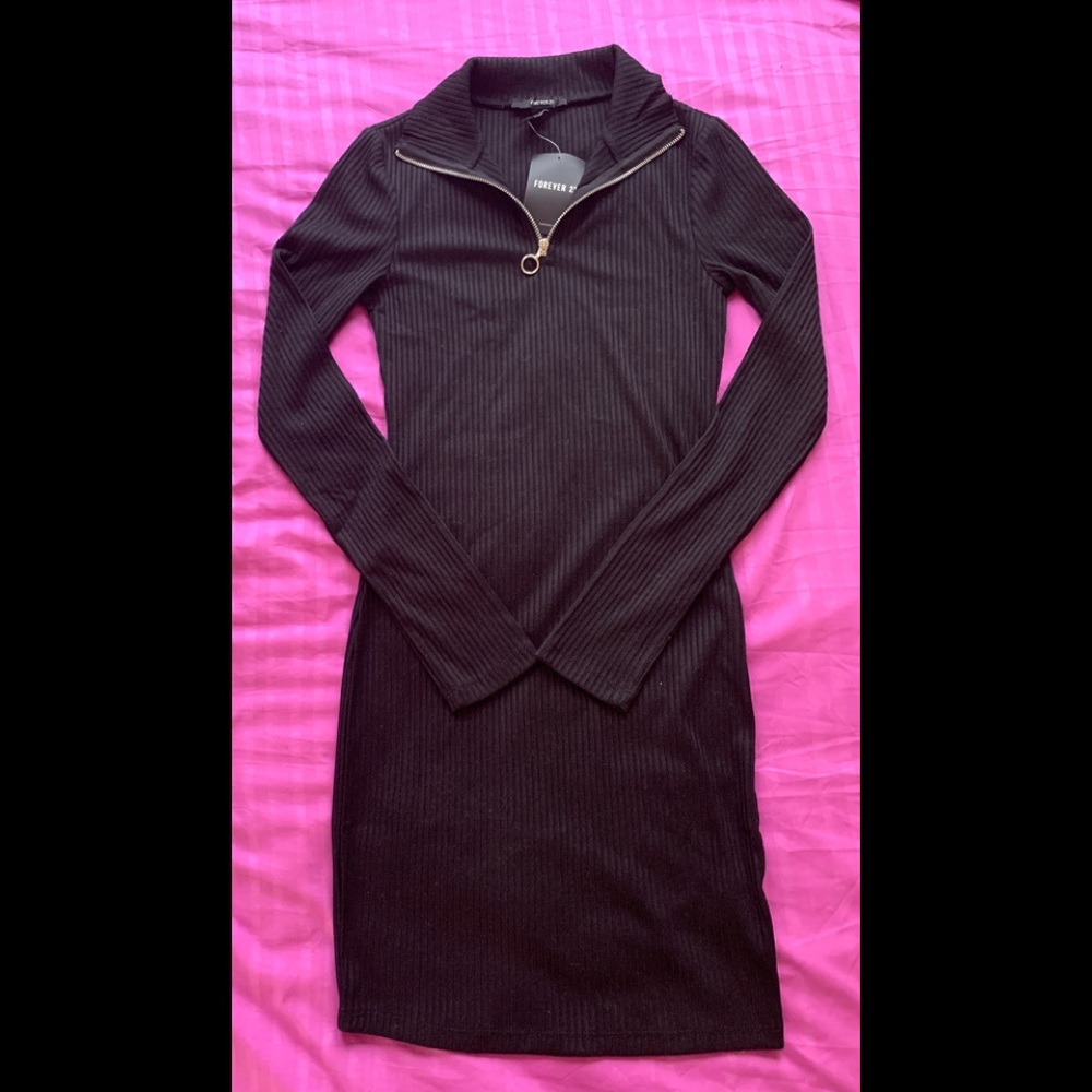 Forever 21 Black Knit Dress 👗